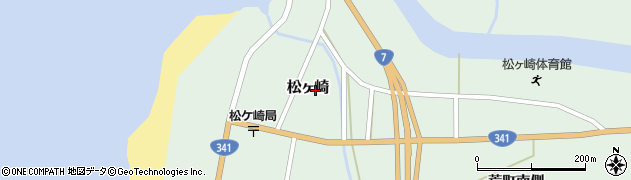 秋田県由利本荘市松ヶ崎松ヶ崎町200周辺の地図