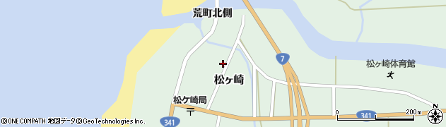 秋田県由利本荘市松ヶ崎松ヶ崎町209周辺の地図