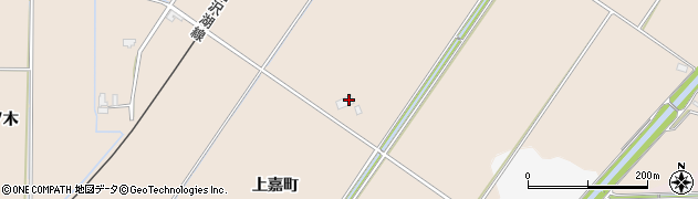 秋田県大仙市四ツ屋（上嘉町）周辺の地図