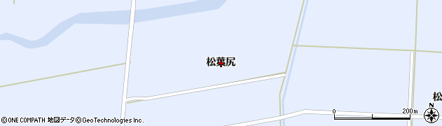 秋田県大仙市太田町川口松葉尻周辺の地図