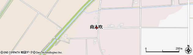 秋田県大仙市清水南大吹周辺の地図