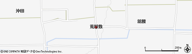 秋田県大仙市太田町駒場（荒屋敷）周辺の地図