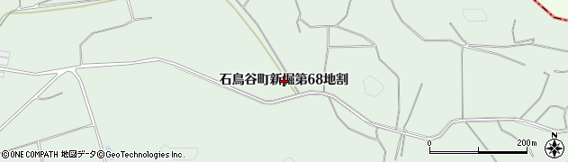 岩手県花巻市石鳥谷町新堀（第６８地割）周辺の地図