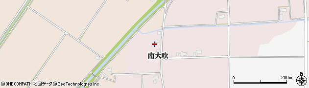 秋田県大仙市清水南大吹72周辺の地図
