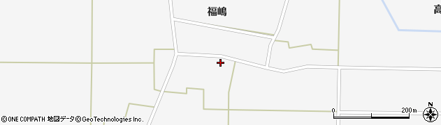 秋田県大仙市横堀福嶋85周辺の地図