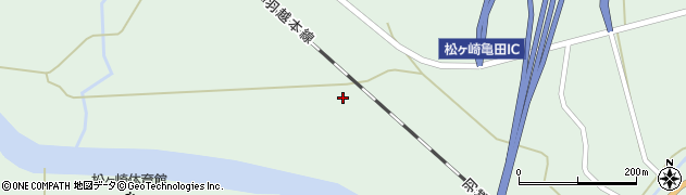 秋田県由利本荘市松ヶ崎（上堀切）周辺の地図