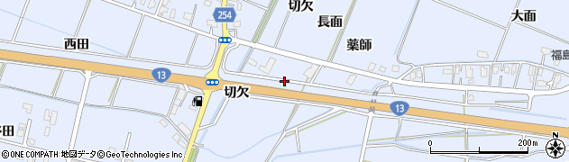 秋田県大仙市神宮寺（長面）周辺の地図