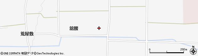 秋田県大仙市太田町駒場（舘腰）周辺の地図