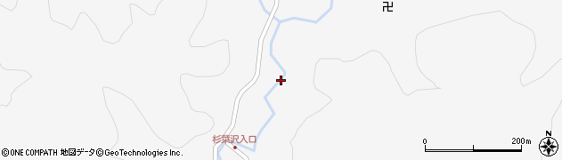 秋田県秋田市雄和萱ケ沢（船ケ沢）周辺の地図
