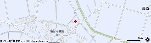 秋田県大仙市神宮寺八幡周辺の地図