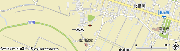 秋田県大仙市北楢岡（一本木）周辺の地図