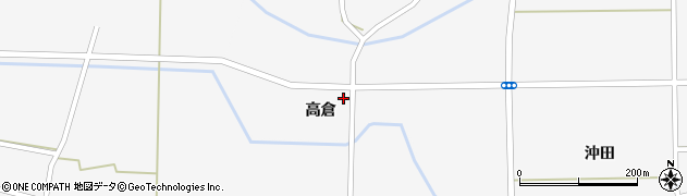 秋田県大仙市太田町駒場高倉周辺の地図