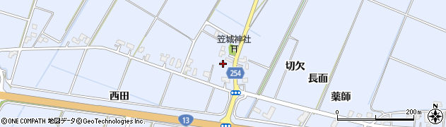 秋田県大仙市神宮寺宮田6周辺の地図