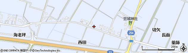 秋田県大仙市神宮寺宮田18周辺の地図