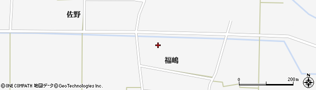 秋田県大仙市横堀尻黒周辺の地図