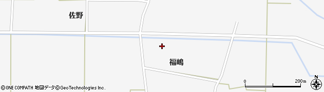 秋田県大仙市横堀（尻黒）周辺の地図