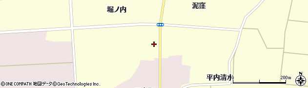 秋田県大仙市太田町横沢堀ノ内45周辺の地図