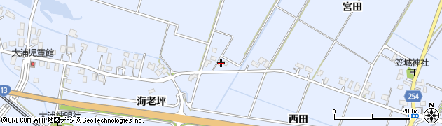 秋田県大仙市神宮寺宮田215周辺の地図