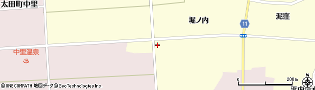 秋田県大仙市太田町横沢堀ノ内235周辺の地図