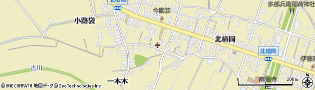 秋田県大仙市北楢岡北楢岡116周辺の地図