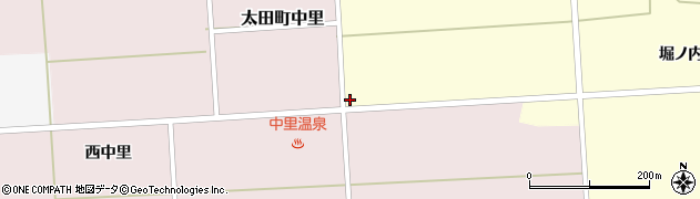 秋田県大仙市太田町横沢（深田）周辺の地図