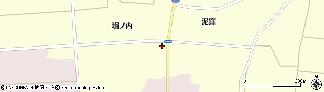 秋田県大仙市太田町横沢堀ノ内47周辺の地図