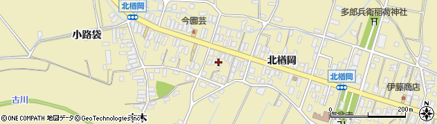 秋田県大仙市北楢岡北楢岡101周辺の地図