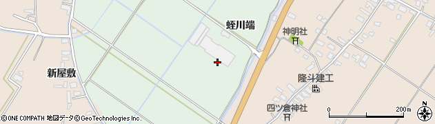 秋田県大仙市長戸呂（蛭川端）周辺の地図
