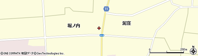 秋田県大仙市太田町横沢堀ノ内104-1周辺の地図