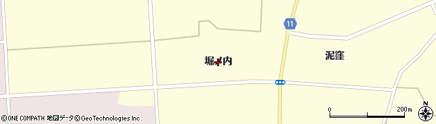 秋田県大仙市太田町横沢（堀ノ内）周辺の地図