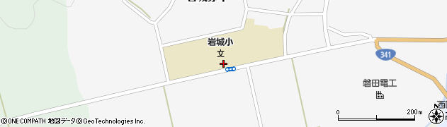 秋田県由利本荘市岩城赤平（新鶴巻）周辺の地図