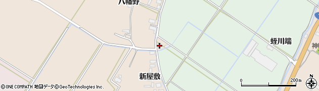 秋田県大仙市四ツ屋新屋敷74周辺の地図
