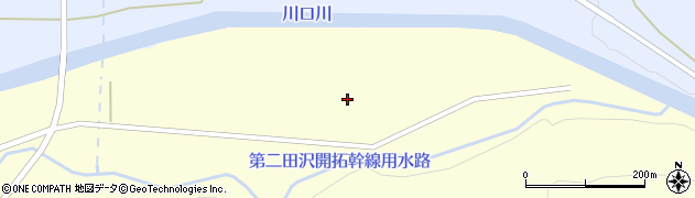 秋田県大仙市太田町永代下野周辺の地図