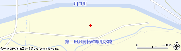 秋田県大仙市太田町永代（下野）周辺の地図