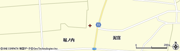 秋田県大仙市太田町横沢堀ノ内113周辺の地図