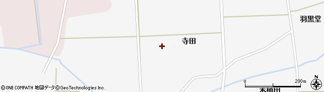 秋田県大仙市太田町駒場寺田周辺の地図