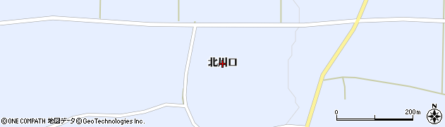 秋田県大仙市太田町川口（北川口）周辺の地図