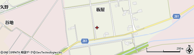 秋田県大仙市鑓見内板屋235周辺の地図