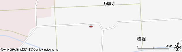 秋田県大仙市横堀（蔵開）周辺の地図