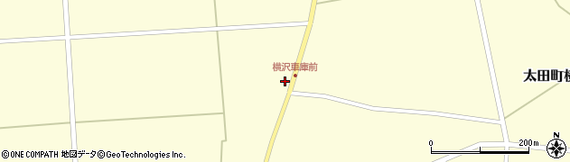 大曲タクシー横沢営業所周辺の地図