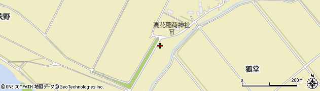 秋田県大仙市北楢岡（茨野）周辺の地図