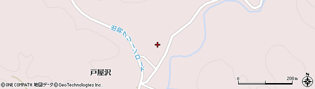 秋田県大仙市大沢郷宿（北野）周辺の地図