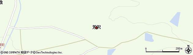 岩手県紫波町（紫波郡）佐比内（芳沢）周辺の地図
