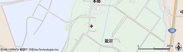秋田県大仙市長戸呂本郷82周辺の地図