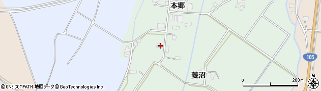 秋田県大仙市長戸呂本郷55周辺の地図