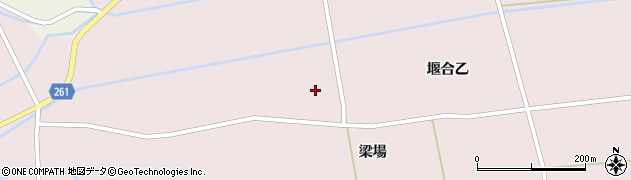 秋田県大仙市清水甲泉周辺の地図