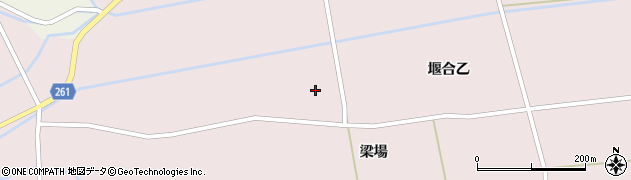 秋田県大仙市清水（甲泉）周辺の地図