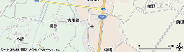 秋田県大仙市四ツ屋水木田84周辺の地図