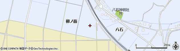 秋田県大仙市神宮寺柳ノ面周辺の地図