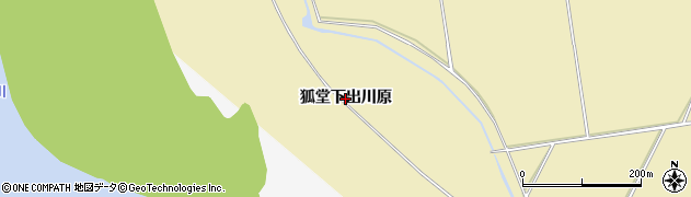 秋田県大仙市北楢岡（狐堂下出川原）周辺の地図